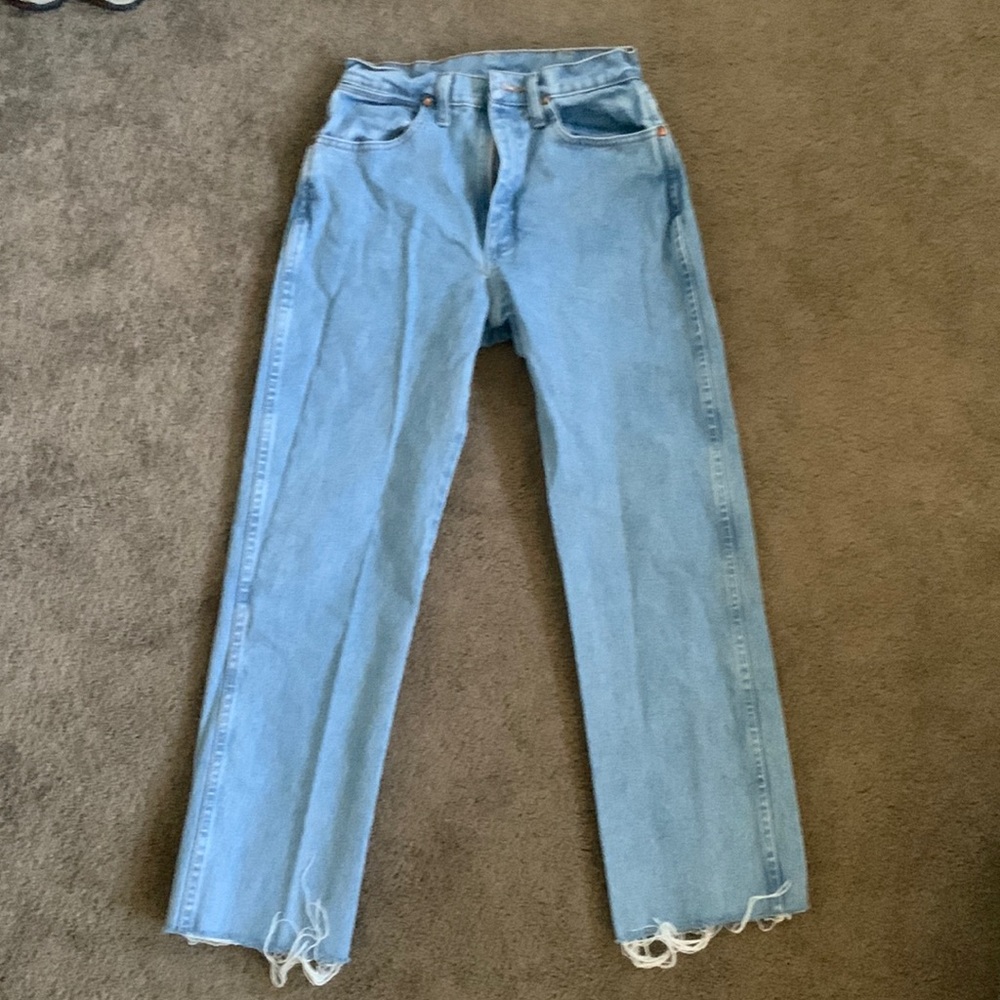 High waisted wrangler jeans